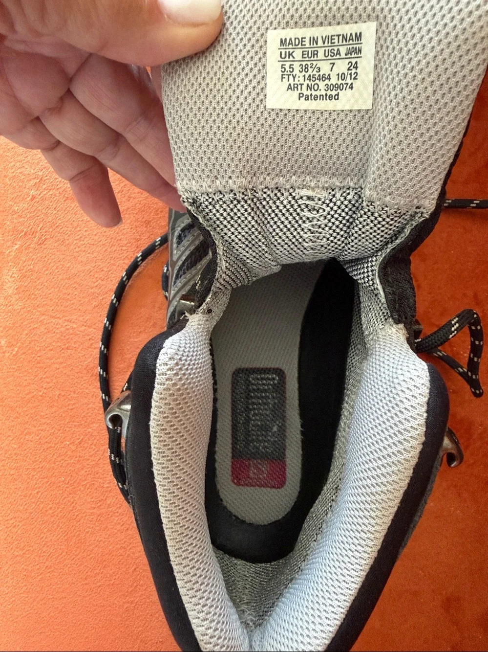 Salomon probably worn